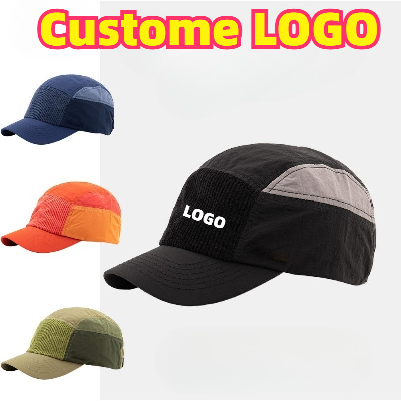 Custom Embroidered Logo Color  - Corduroy Cap 5 Panel recension och pris