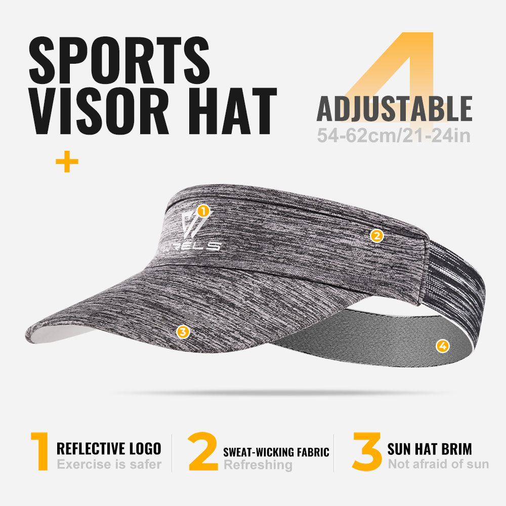 WRELS Sports Sun Visor Hats Br - Running Cap Lightweight recension och pris