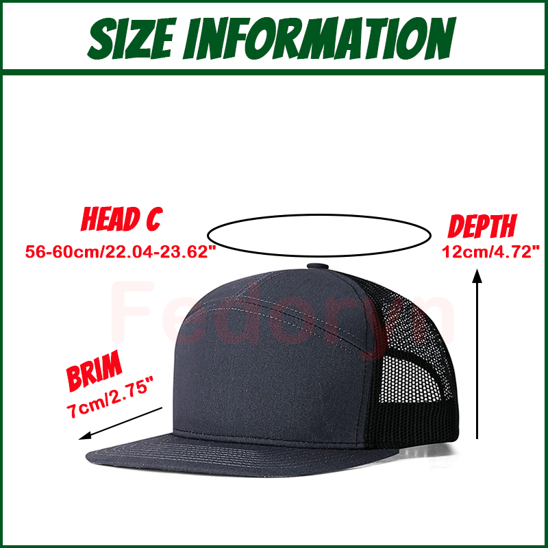Fedoryn Custom Embroidery Logo - Trucker Cap Mesh recension och pris